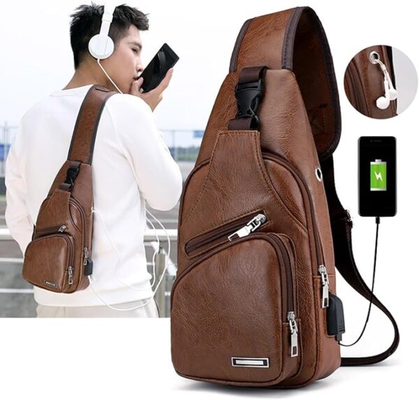 Return Pallets for Sale Liquidation, Crossbody Sling Bag for Men Women with Earphone Hole, Small Shoulder Bag - Image 2