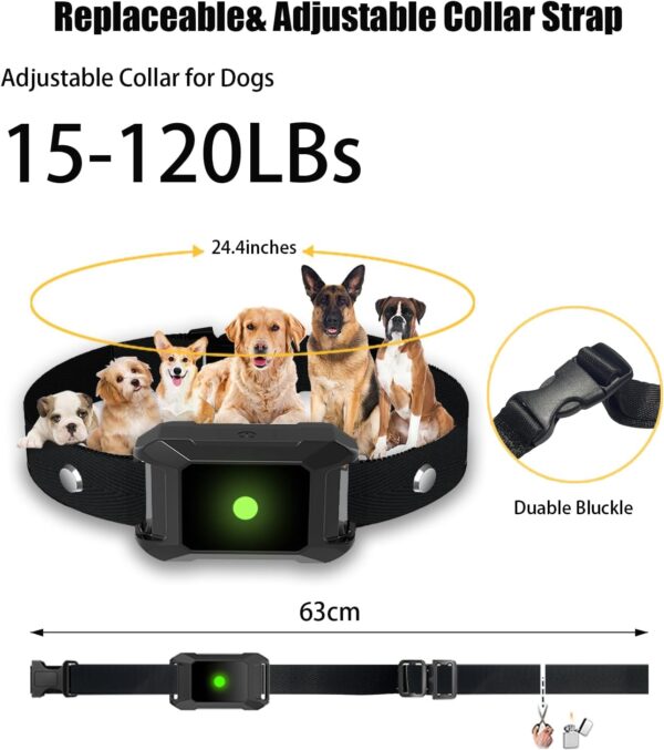 Dog Shock Collar-3600FT Dog Training Collar with Remote, 2025 Model, IPX7 Waterproof, 4 Modes, Safety Lock, Rechargeable, for Medium/Large Dogs. - Image 4