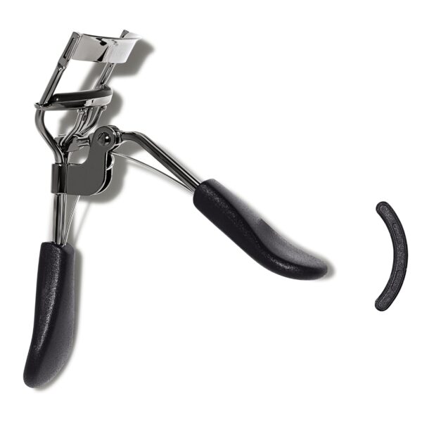 e.l.f. Pro Eyelash Curler, Strong, Contoured, Eye-Opening, Voluminous Lashes, Includes Additional Rubber Replacement Pad, Silver - Image 3