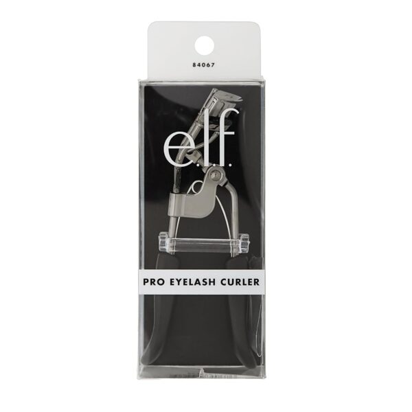 e.l.f. Pro Eyelash Curler, Strong, Contoured, Eye-Opening, Voluminous Lashes, Includes Additional Rubber Replacement Pad, Silver - Image 4